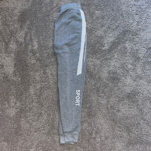 Light gray sweatpants